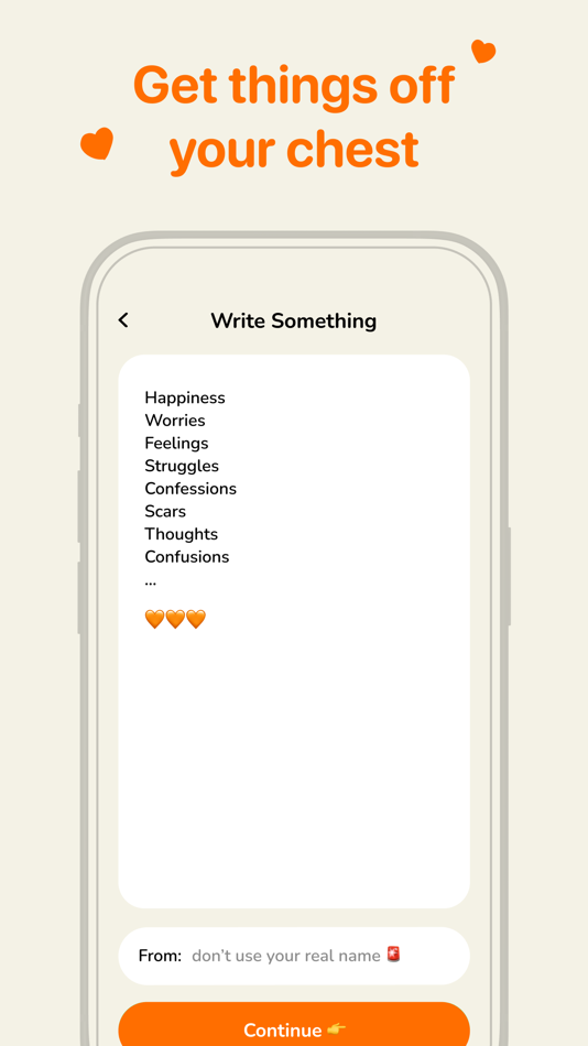 #1. Sincerely - Off My Chest (iOS) By: MWM