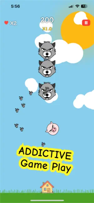 Mad Piggy - Flick & Destroy screenshot 3