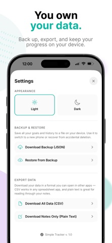 App screenshot