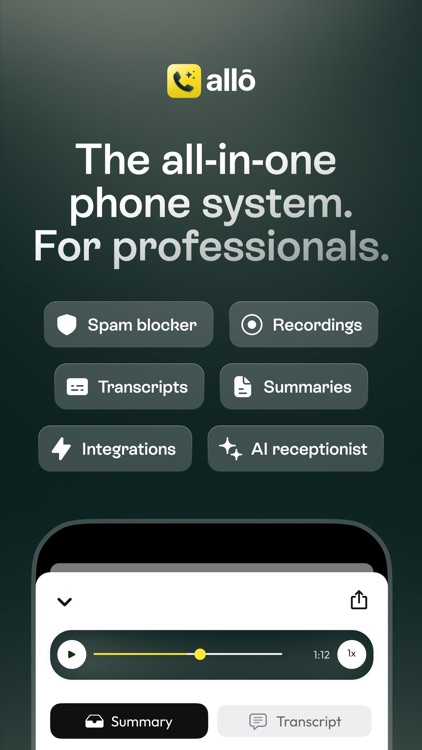 Allo: AI Second Business Phone screenshot-3