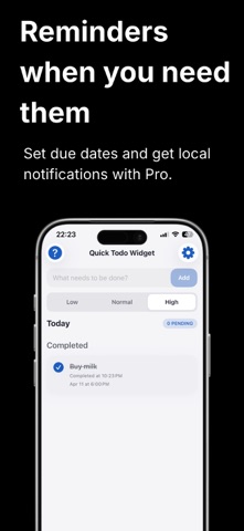 Quick Todo: Recurring Tasks screenshot