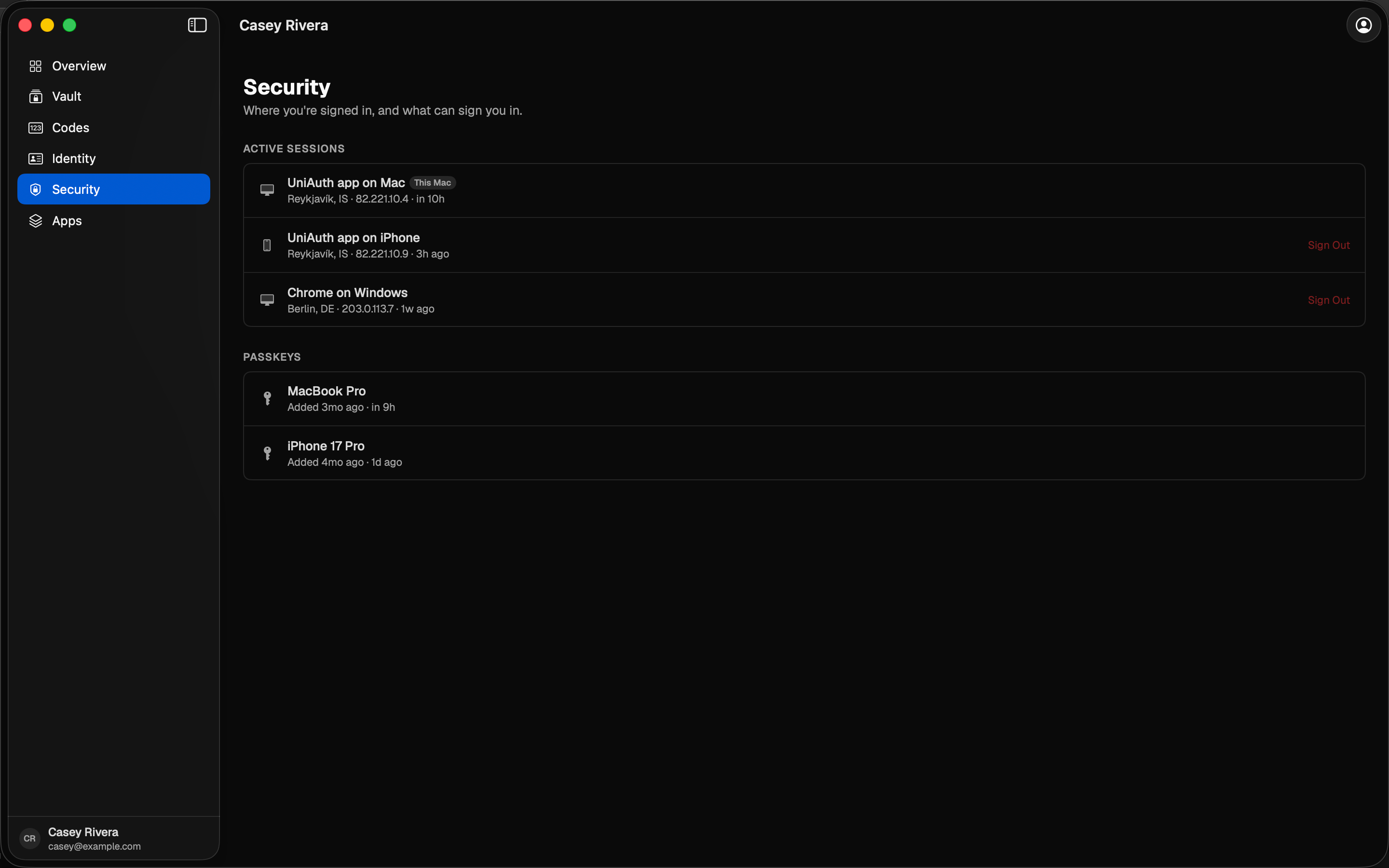 UniAuth screenshot 8