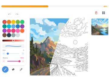 Cozy Coloring: Learn to Draw. iPad screenshot