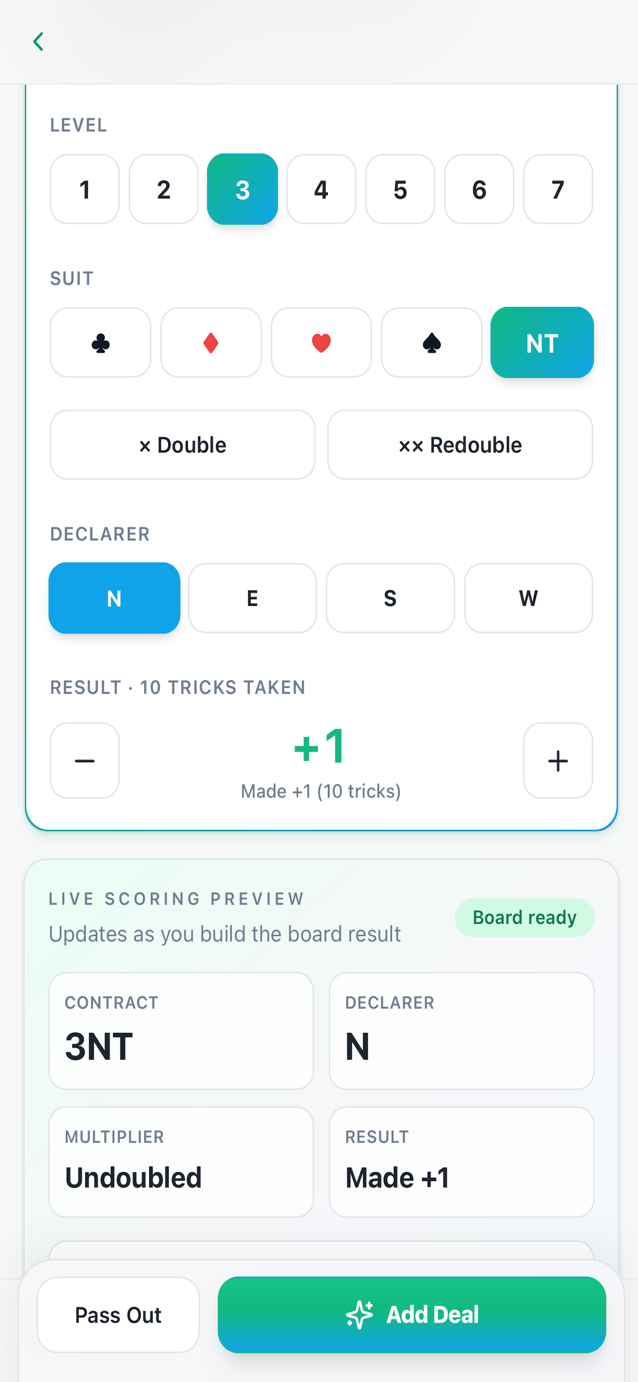 Bridge Score Pro screenshot 3