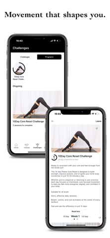 Shape Pilates with Lucy iPhone screenshot