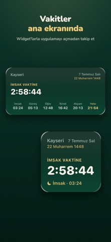 İhsan - Namaz Vakitleri iPhone screenshot