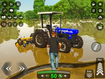 Farming Tractor Simulation 3D iPad screenshot