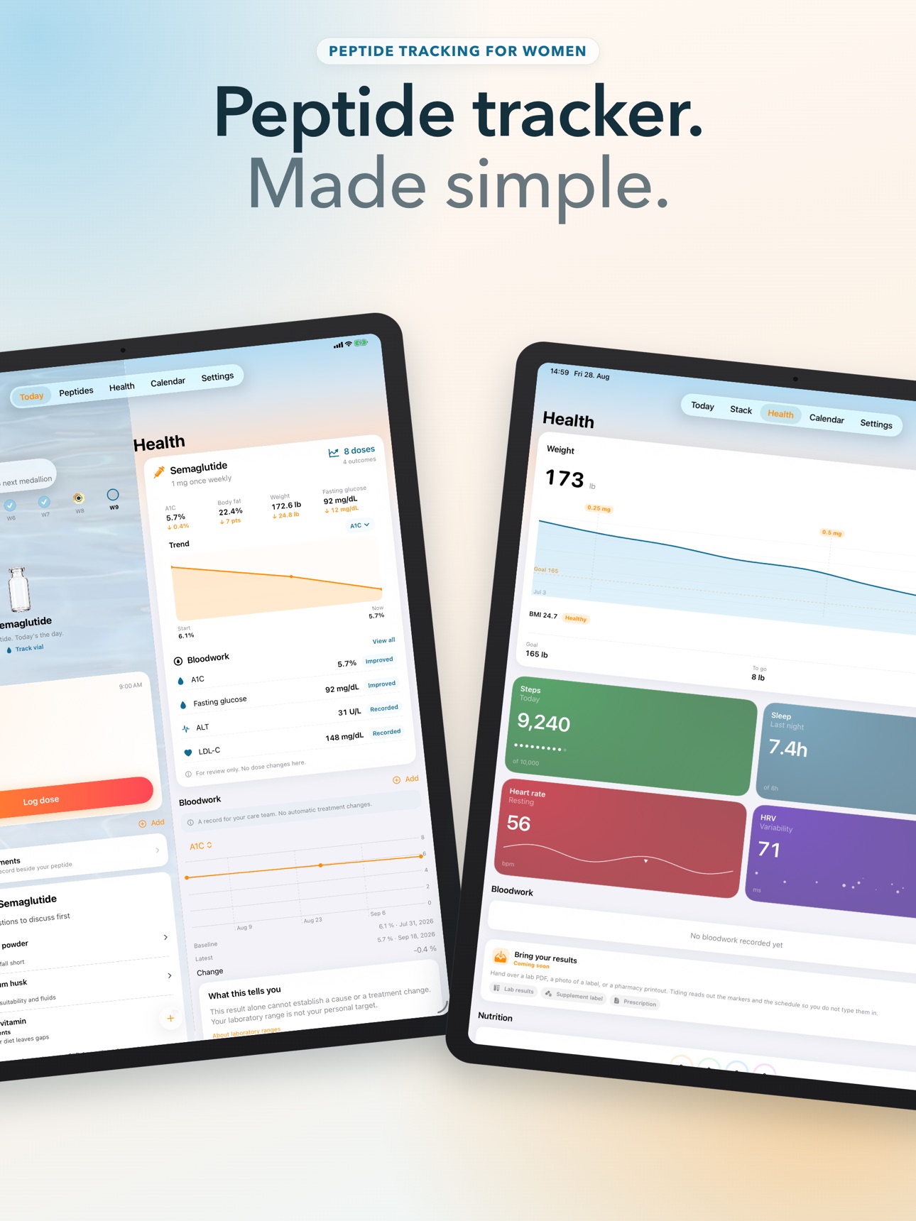 Screenshot 11 of Tiding: Peptide Tracker