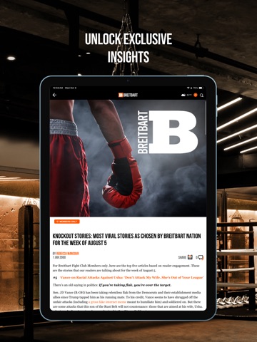 Breitbart iPad screenshot 3