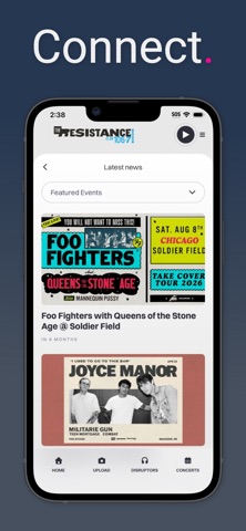 106.7 The Resistance iPhone screenshot