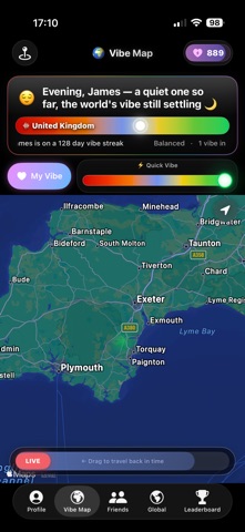 GlobalVibe iPhone screenshot
