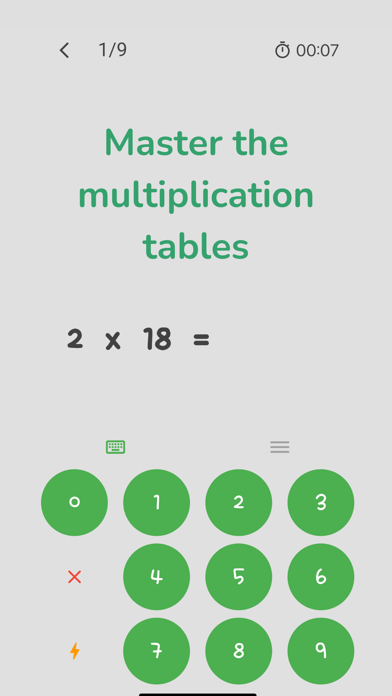 Malba - Multiplication Tables Screenshot