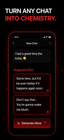 Demon Rizz: Wing AI Assistant Screenshot 2 of 3