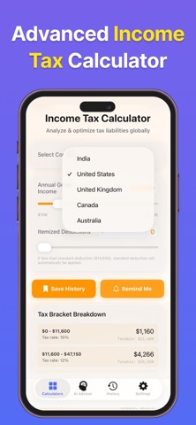 Finance Calculator: EMI & SIP screenshot