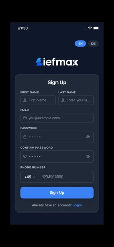 Liefmax screenshot
