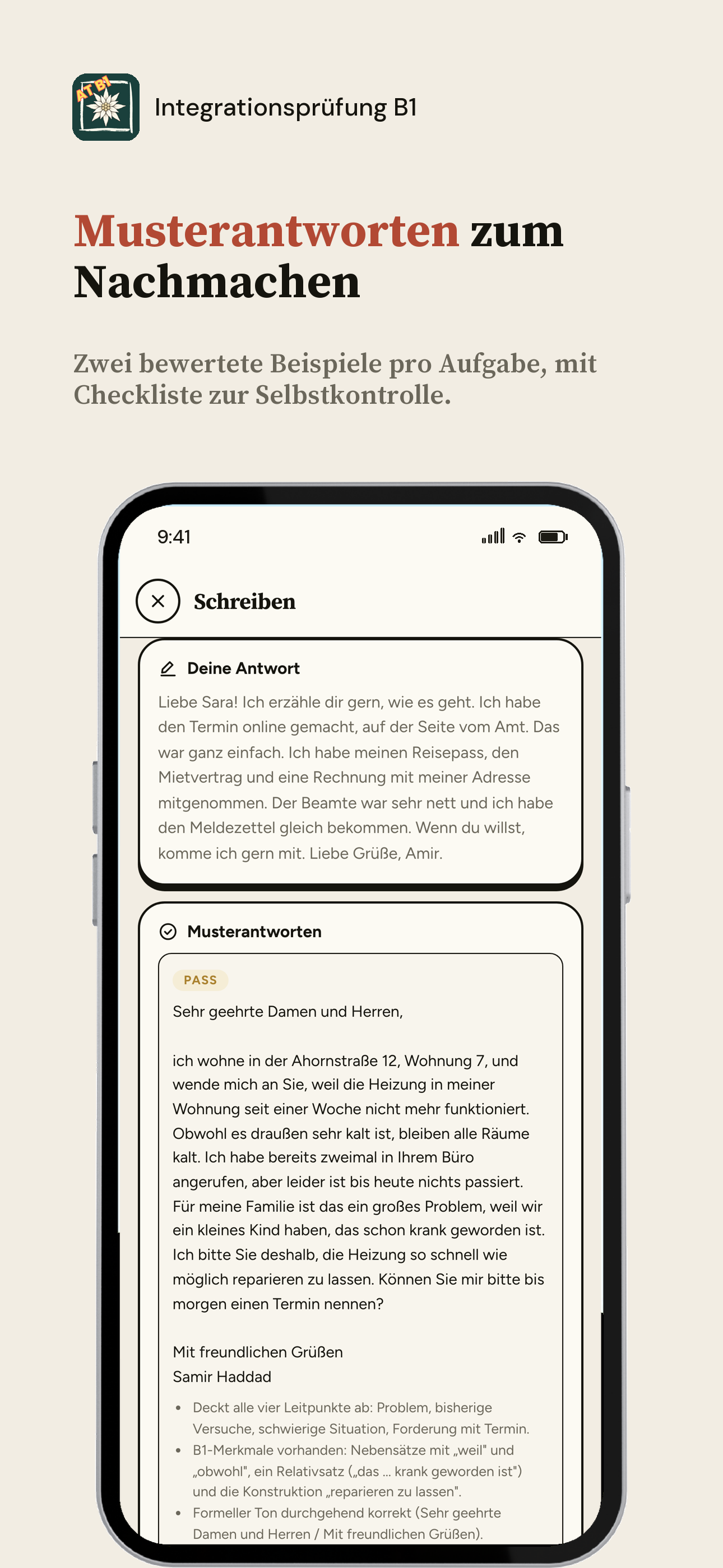 Integrationsprüfung B1 screenshot 4