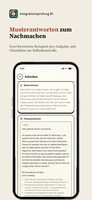 Integrationsprüfung B1 screenshot 4