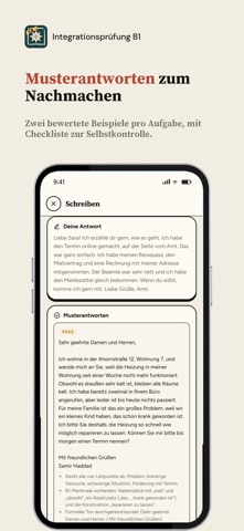 Integrationsprüfung B1 iPhone screenshot