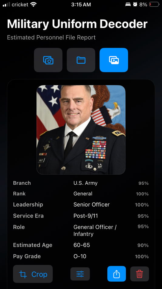 #7. Military Uniform Decoder (iOS) Ved: Keith Knott
