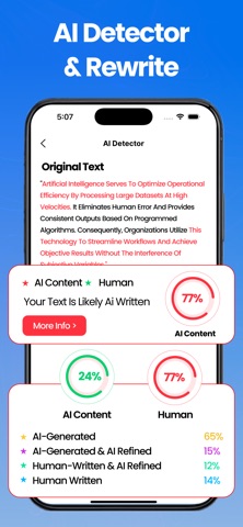 Plagiarism Checker & Remover® iPhone screenshot