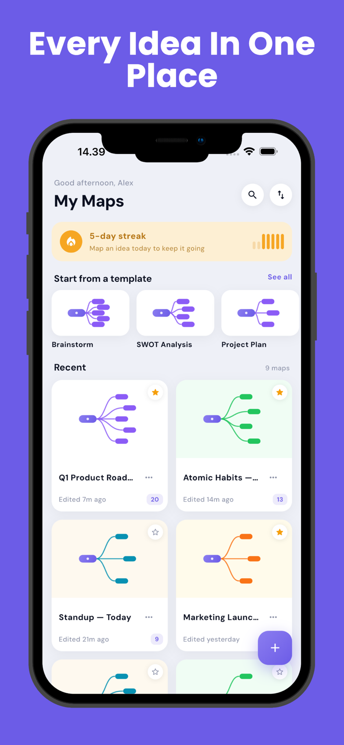 Mind Map: Brainstorm & Notes
