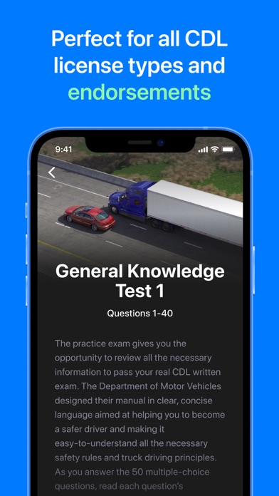 CDL Practice Test Genie Screenshot