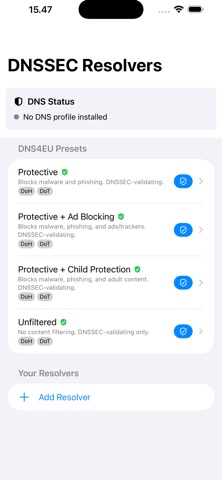DNSSEC screenshot