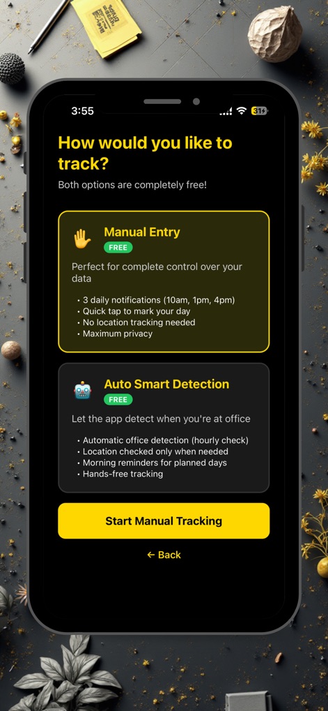Hybrid Office Tracker - Productivity App | MWM