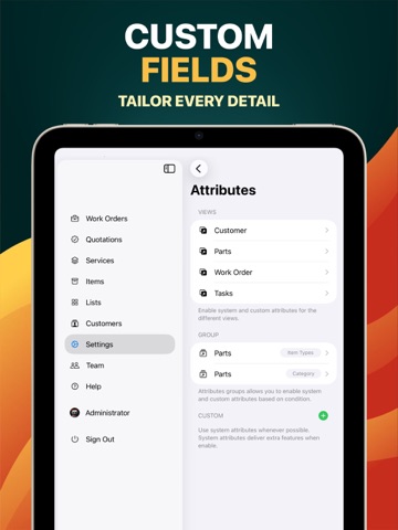 Field Service Center Pro iPad screenshot