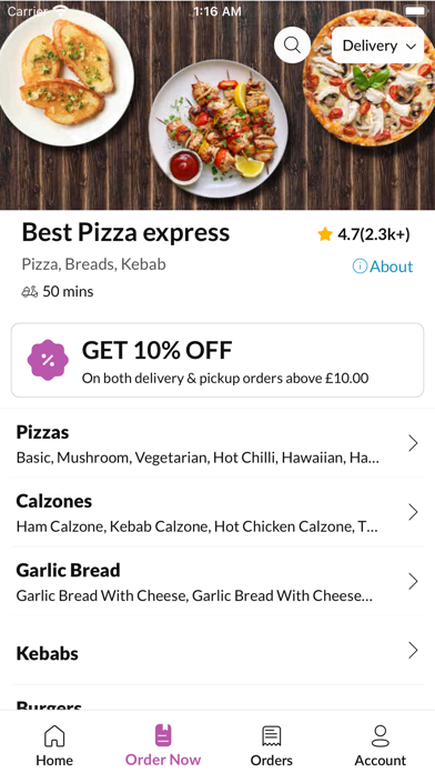 Screenshot #3 pour Best Pizza Express Blyth
