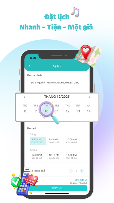 Screenshot #3 pour Lookme - Đặt lịch spa-salon