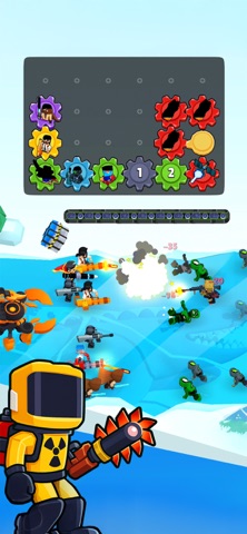 Gears Of Warriors: Bag Attack iPhone screenshot