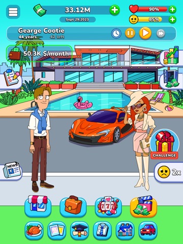 Mr.Billion: Idle Rich Tycoon iPad screenshot