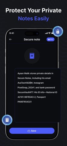 Password Manager - Vaqlo iPhone screenshot