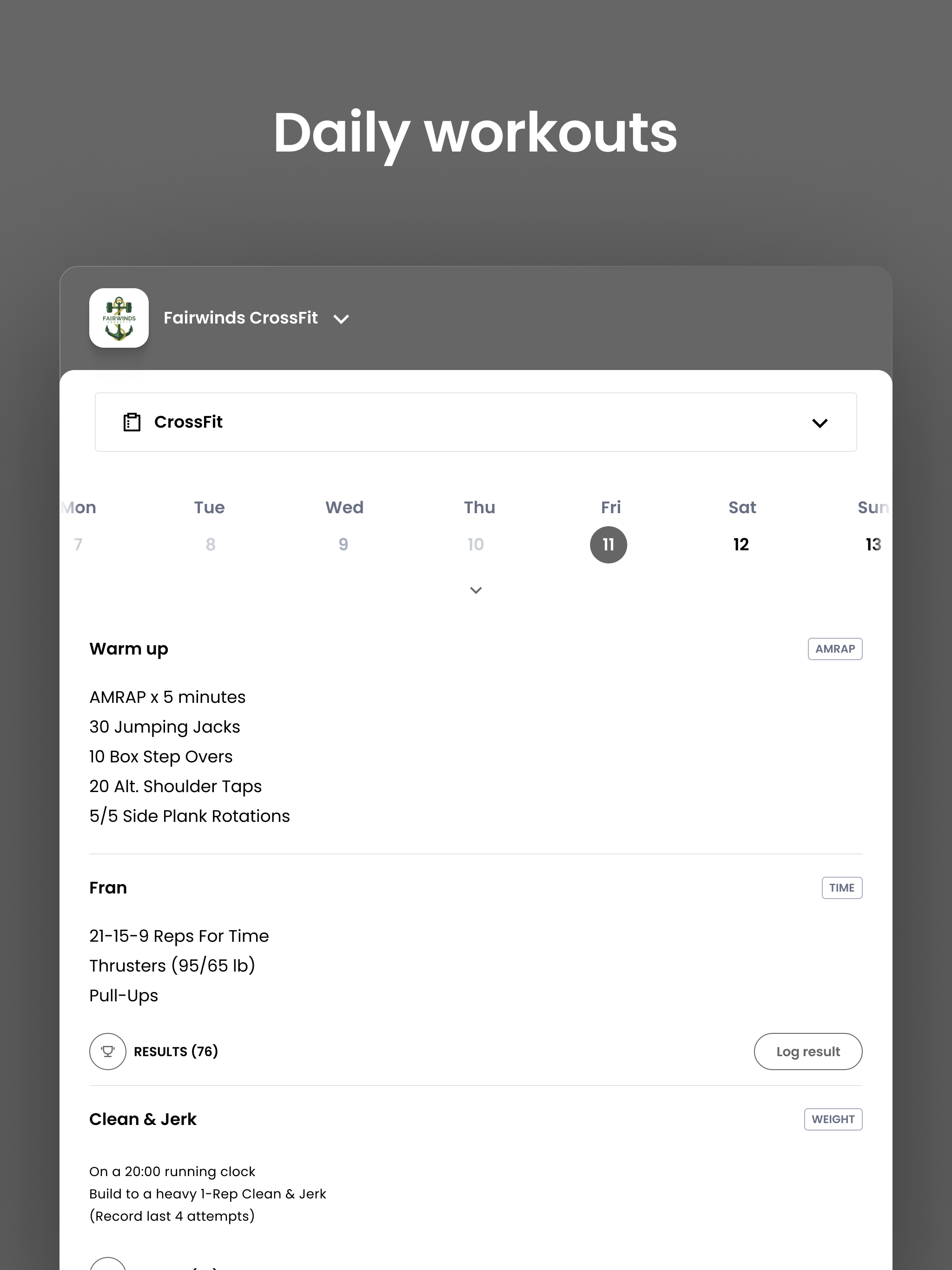 Fairwinds CrossFit screenshot 6