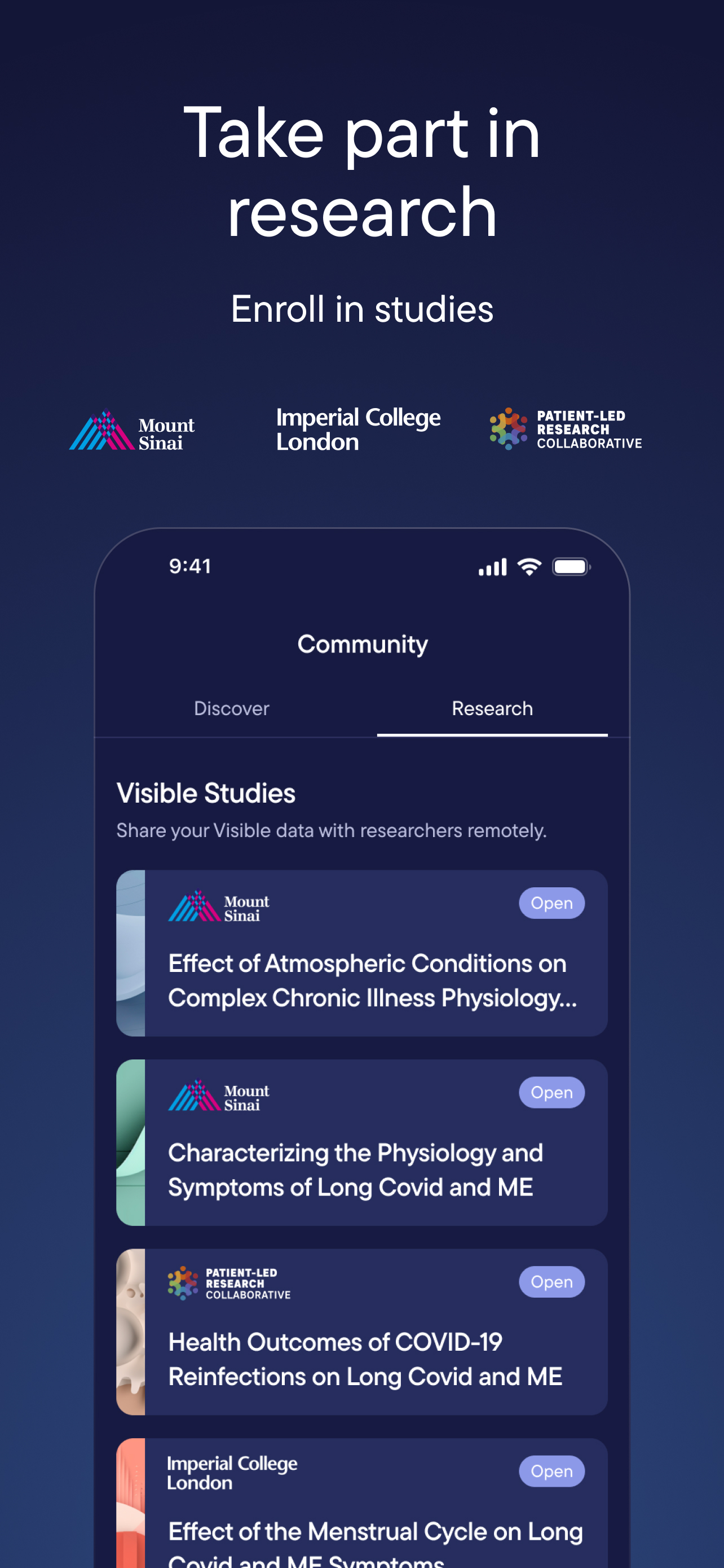 Visible: Pacing for illness