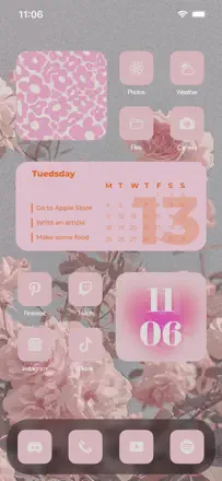 Aesthetic: App icons & Widgets : capture d’écran 1 sur 6