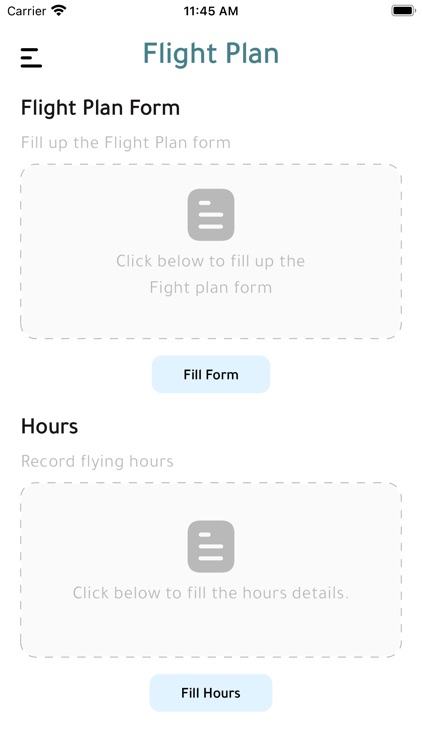 Flight Plan & Hours