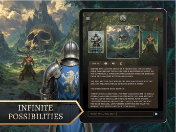 AI Game Master - Dungeon RPG iPad screenshot