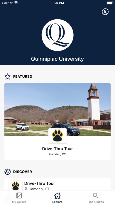 Quinnipiac University Events Screenshot