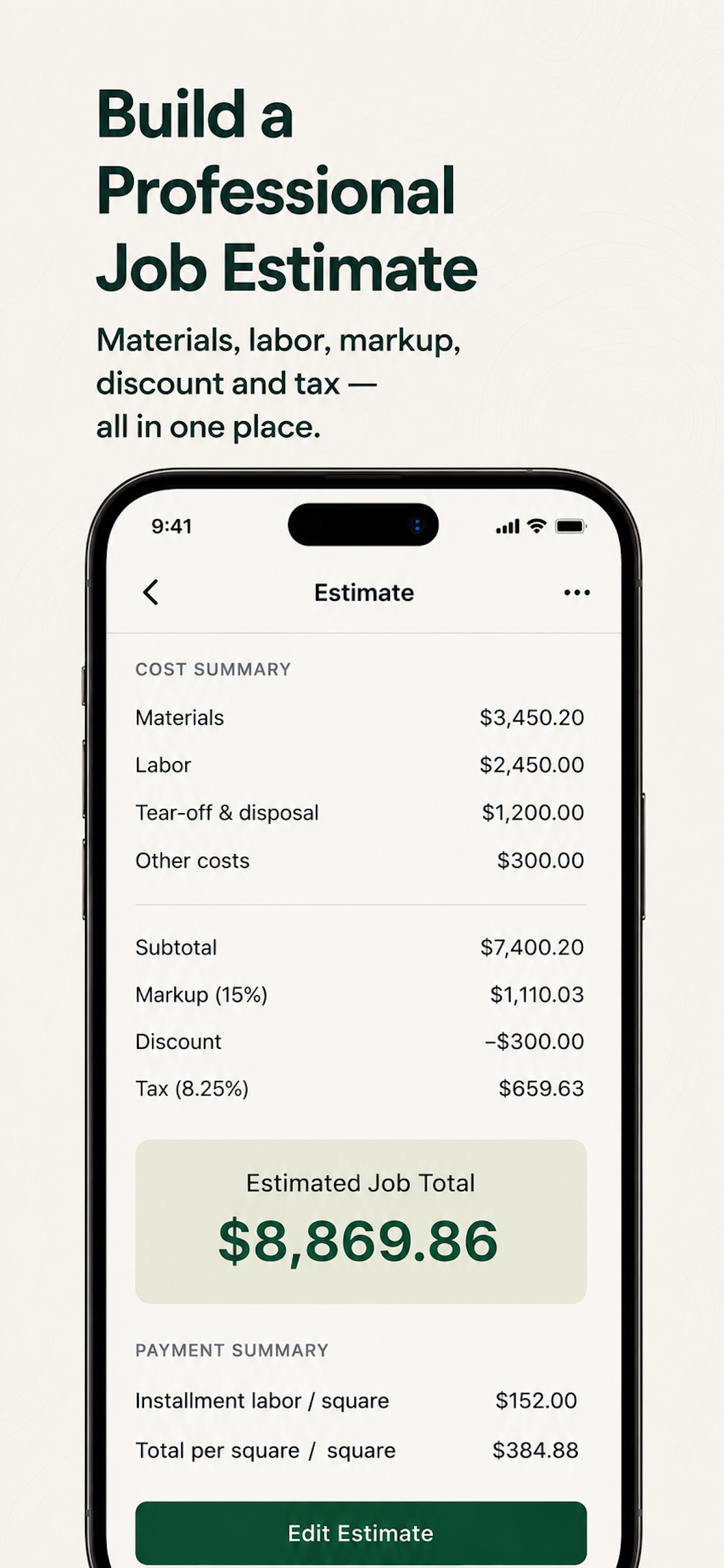 Roof Calculator & Estimator screenshot 4
