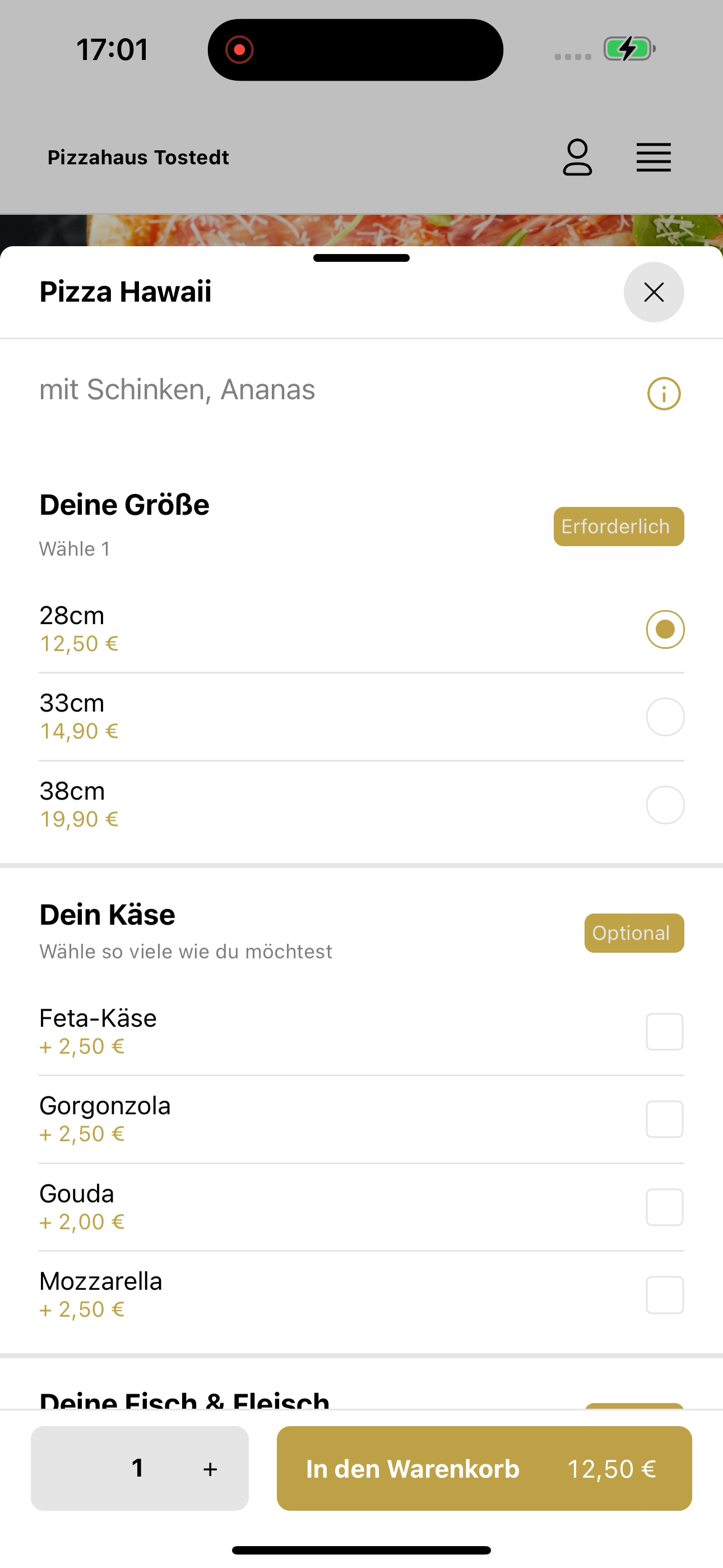 Pizzahaus Tostedt Lieferdienst screenshot 7
