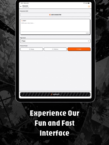 PIU: Comic & Manga Maker iPad screenshot