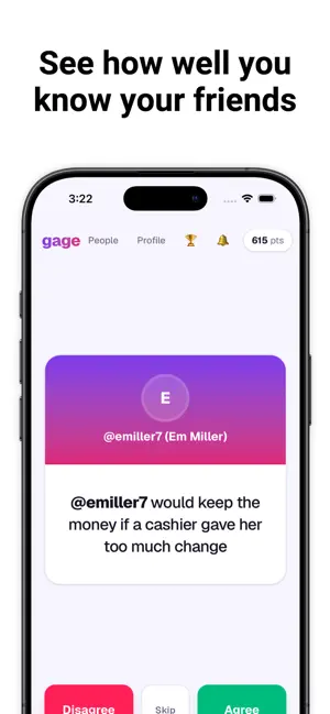 Gage Social Trivia Game screenshot 2