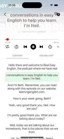 Learning English: Podcast Screenshot 4 of 6