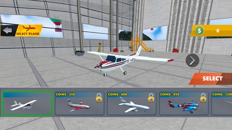 #9. Airplane Game Flight Simulator (iOS) Podle: Syed Ali Hamza Zaidi