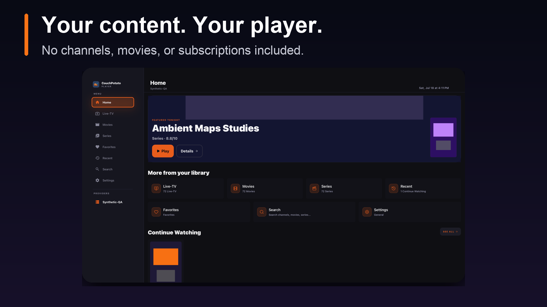 CouchPotatoPlayer screenshot 11