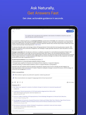 Mednet | Physician Q&A iPad screenshot