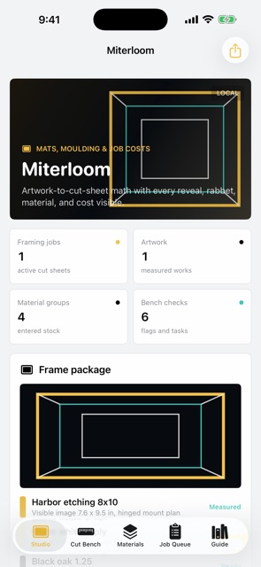 Miterloom: Framing Studio screenshot 1