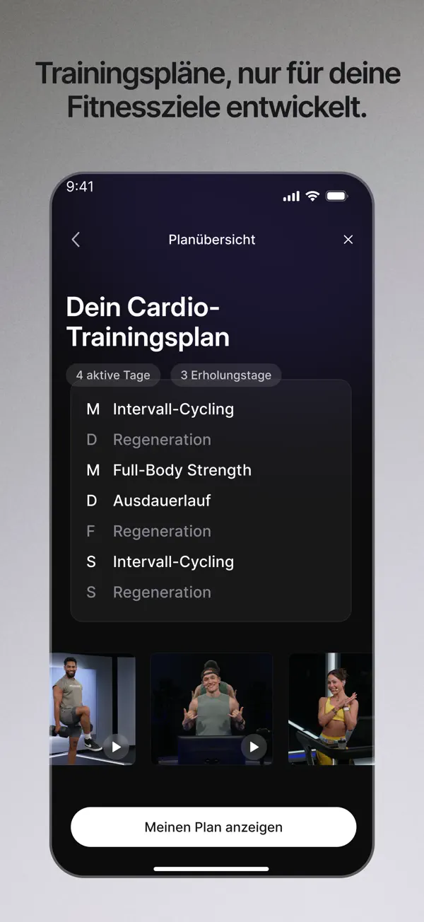 Peloton: Fitness & Workouts iPhone App Screenshot 4 – Gesundheit & Fitness